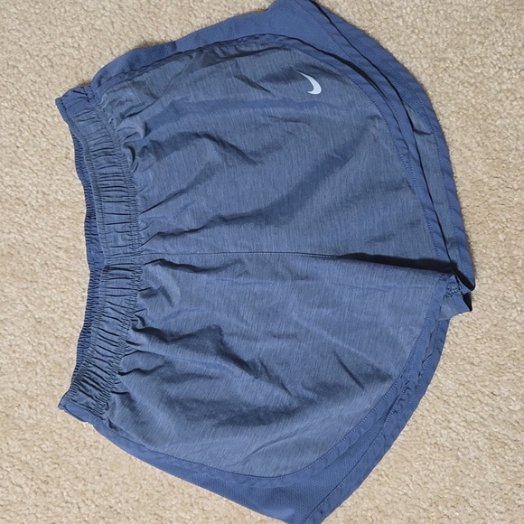 Nike Pants - Nike Dri-Fit Women Running Shorts Tempo Brief Lined Gray Size Med